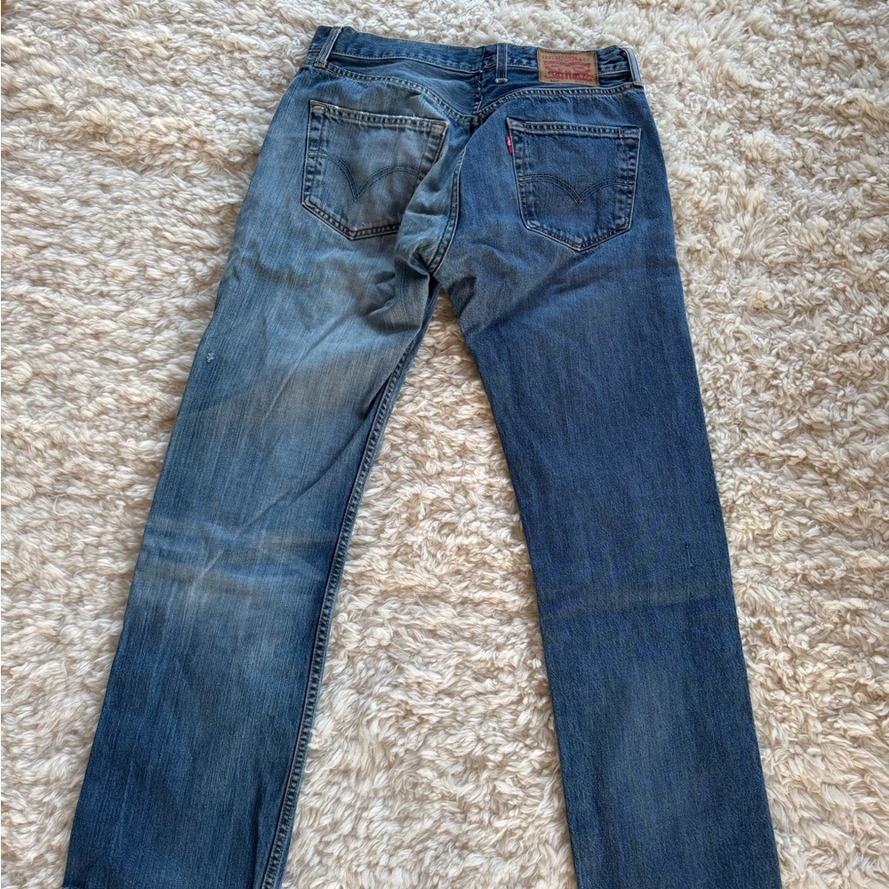 Urban Renewal Blue Straight Leg Pants